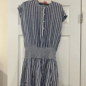 Rails Striped Blue and White Dress